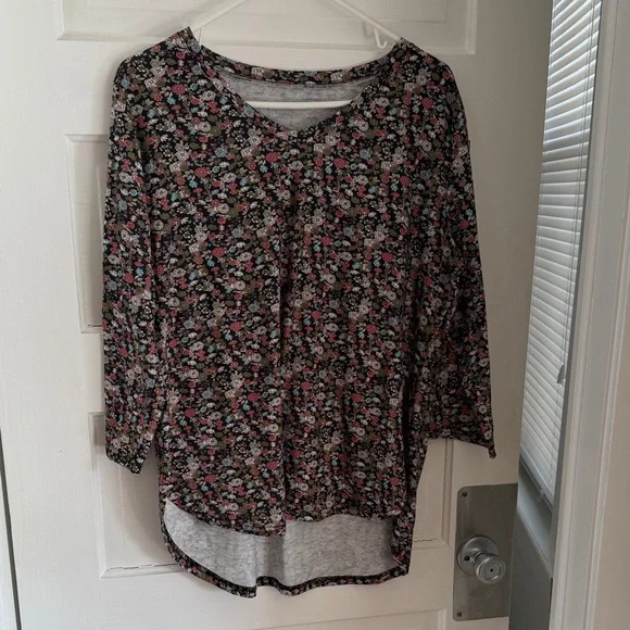 LG Multicolor Floral Women's Tunic - Picture 1 of 3
